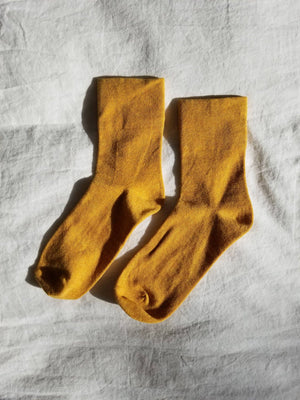 Sneaker Socks: Marigold