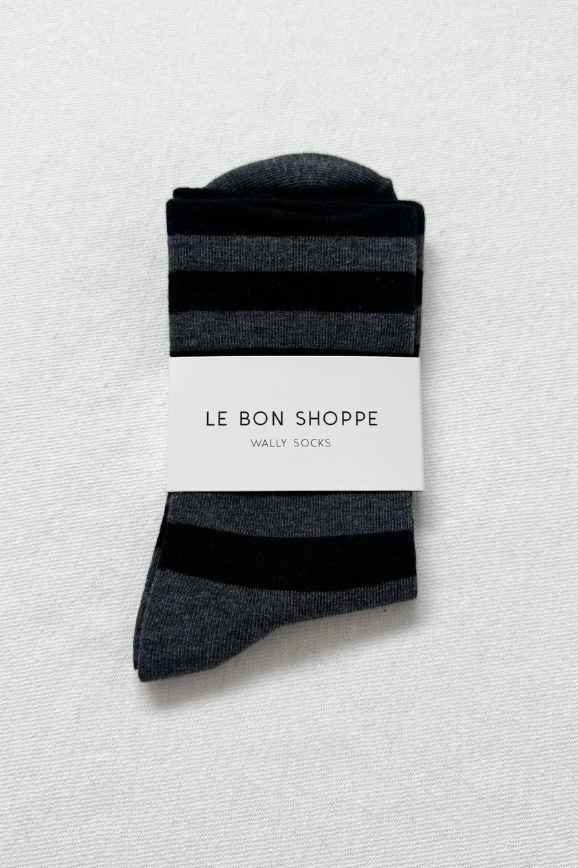 Wally Socks: Breton Stripe