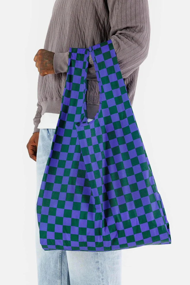 Big Baggu Iris Green Check – Hedda