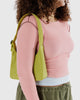 Baggu Mini Nylon Shoulder Bag in Lemongrass