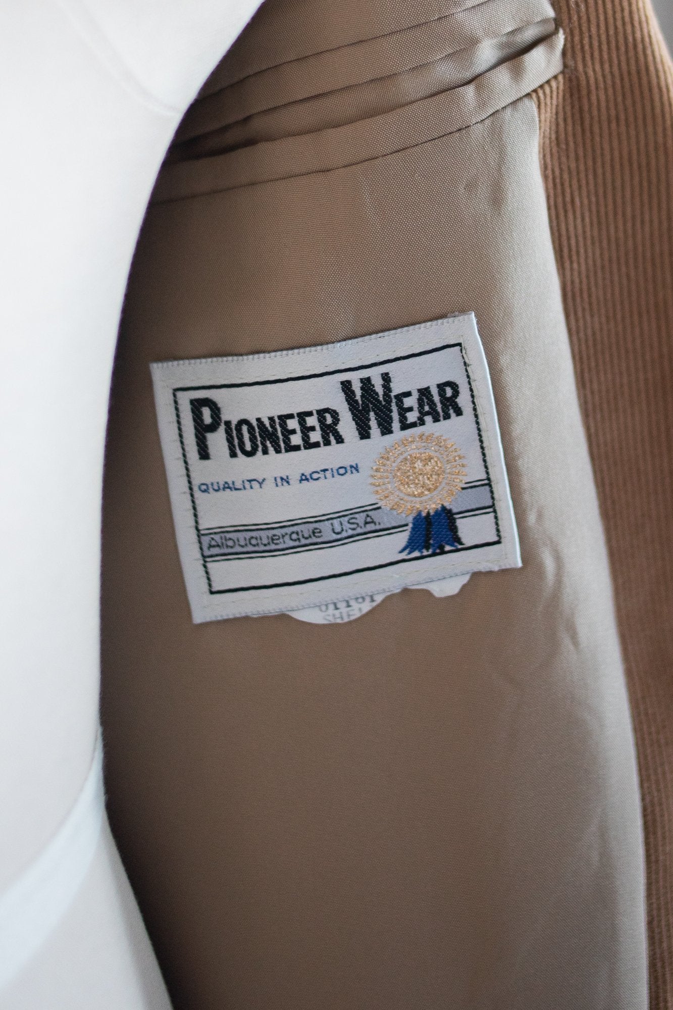 Tan Corduroy Pioneer Wear Jacket