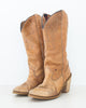 Stacked Heel Western Boots