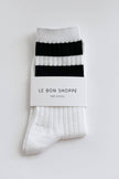 Her Socks - Varsity: Stone White