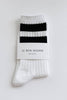 Her Socks - Varsity: Stone White