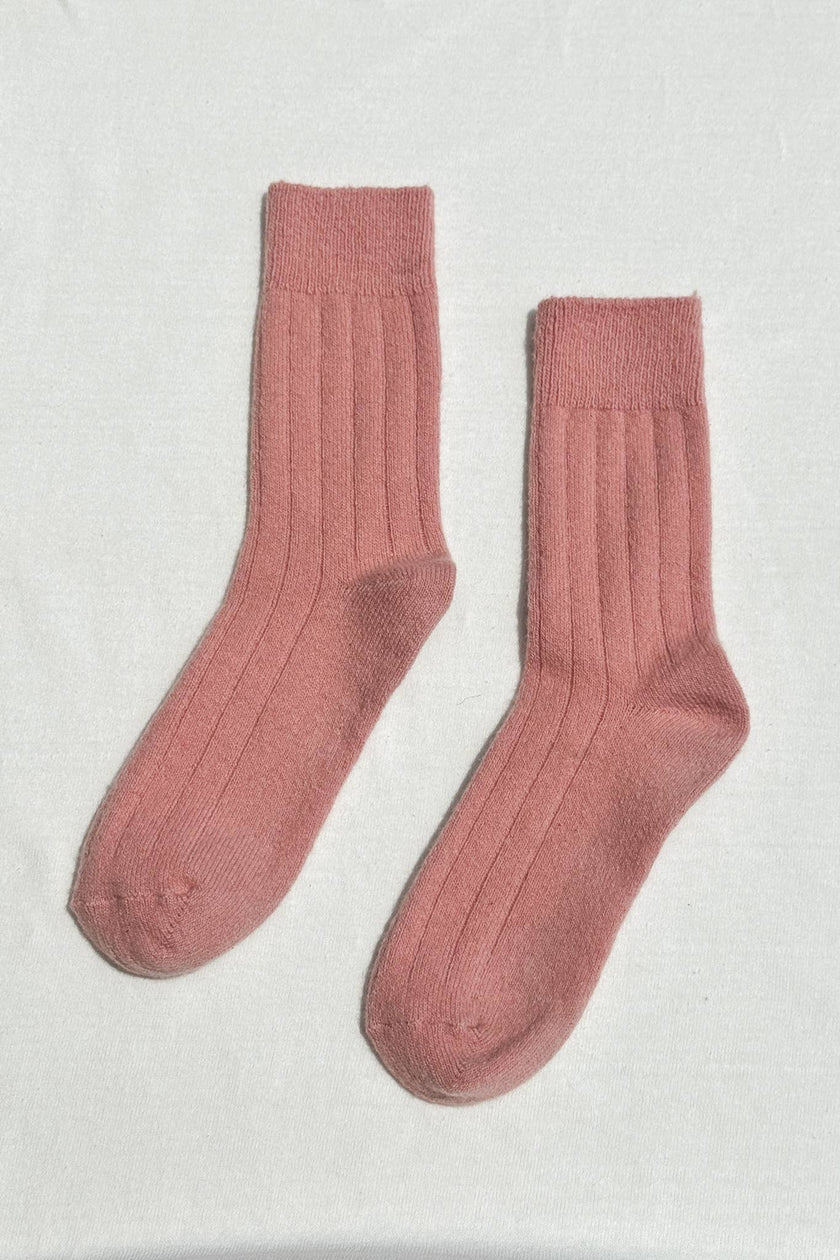 Classic Cashmere Socks: Bluebell