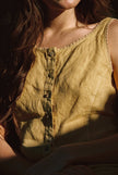 The Linen Pinafore: Blueberry / M