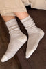 Wool Waffled Socks (wholesale): Brown / Oatmeal