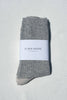 Wool Waffled Socks (wholesale): Brown / Oatmeal