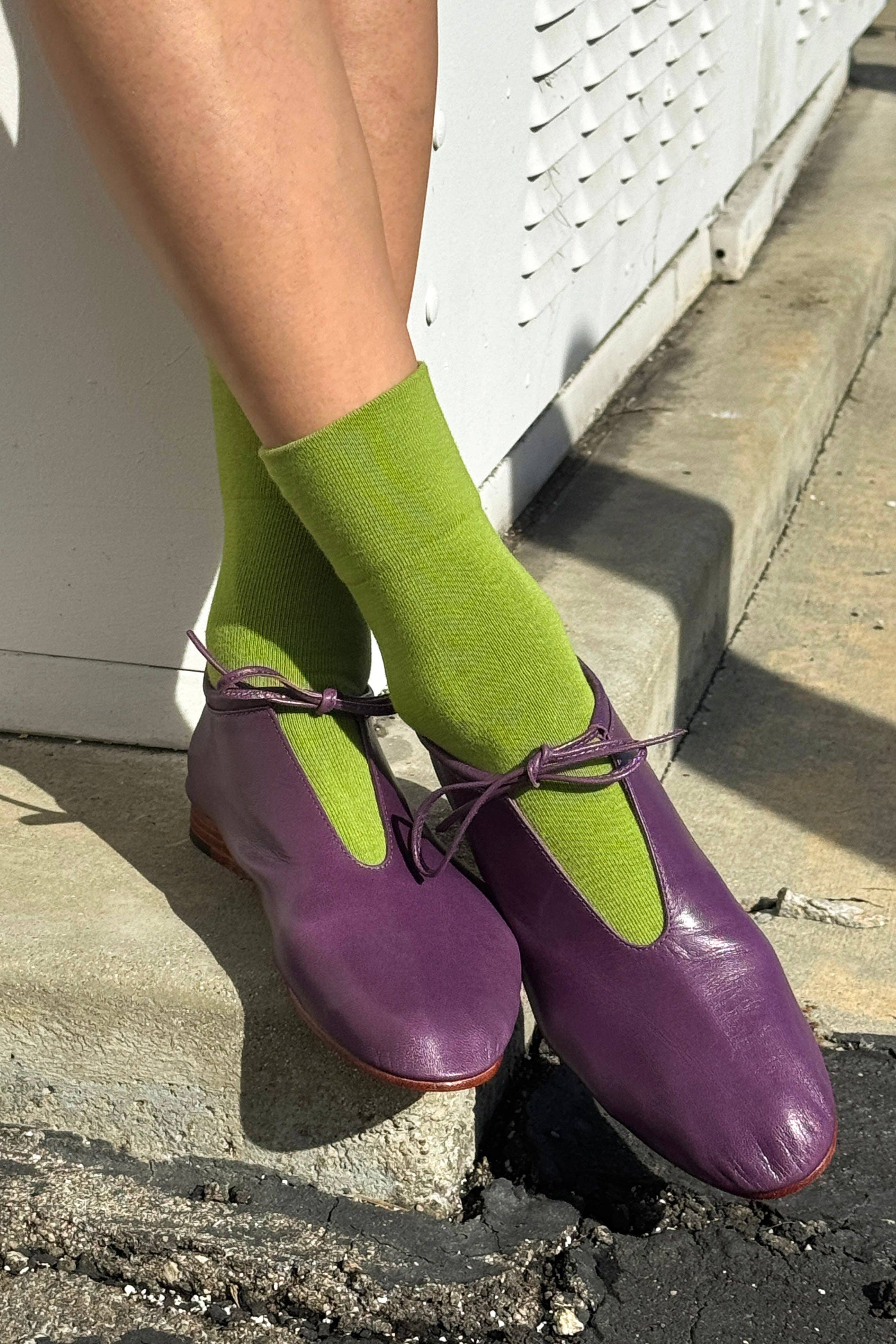 Sneaker Socks (wholesale): Matcha