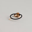 Heart-Shaped Metal Cuff Hair Tie | Gold
