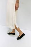 The Mara Lace Trim Midi Dress