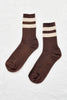 Her Socks - Varsity: Stone White
