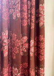 Floral Cotton Curtains | Hand Block Printed | Forget Me Not: 56