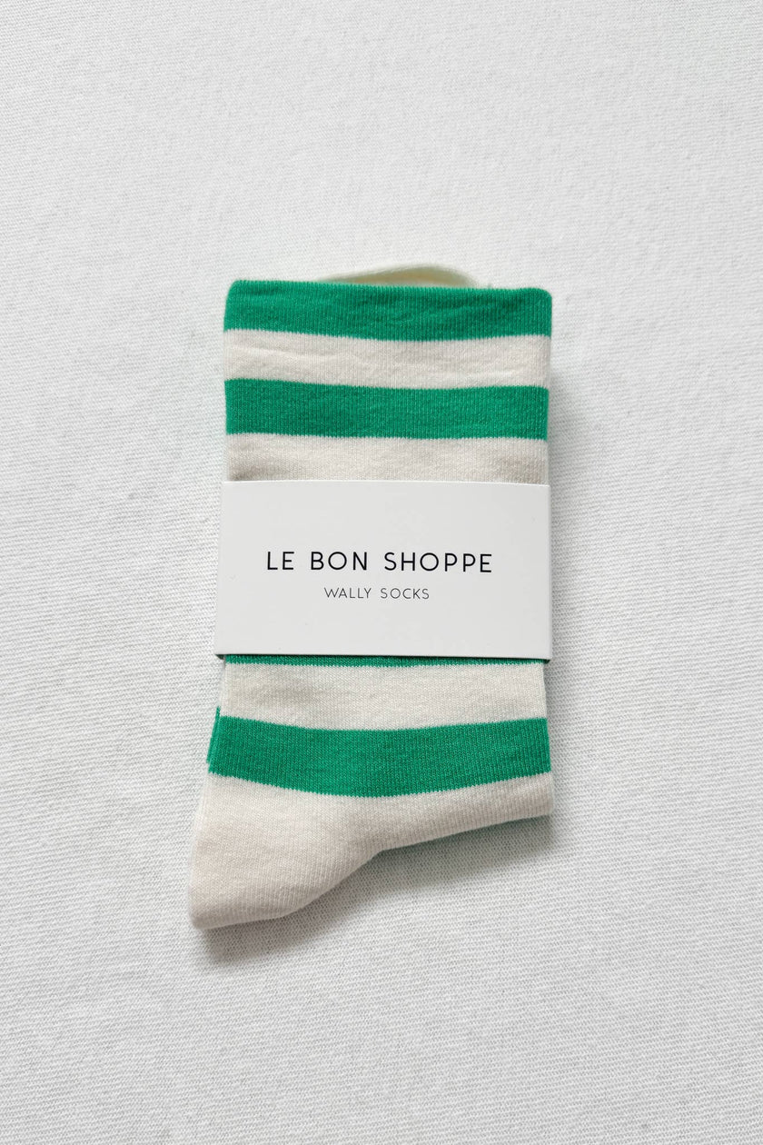 Wally Socks: Breton Stripe