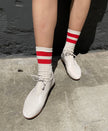 Her Socks - Varsity: Stone White
