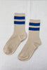 Her Socks - Varsity: Stone White