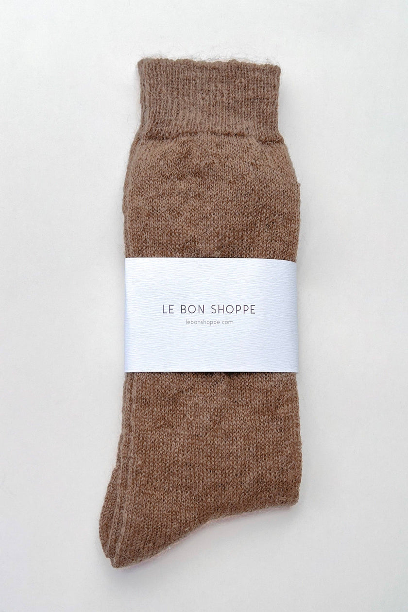 Mohair Veil Socks (wholesale): Mountain Olive