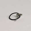 Heart-Shaped Metal Cuff Hair Tie | Silver
