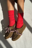 Modal Eyelet Socks (wholesale): Cobalt