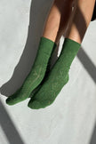 Modal Eyelet Socks (wholesale): Cobalt