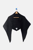 Mohair Pointelle Shawl (wholesale): Ht. Grey