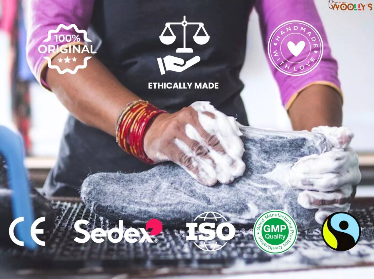 Indoor Open Heel Slippers With Leather Sole - Light Brown: 38