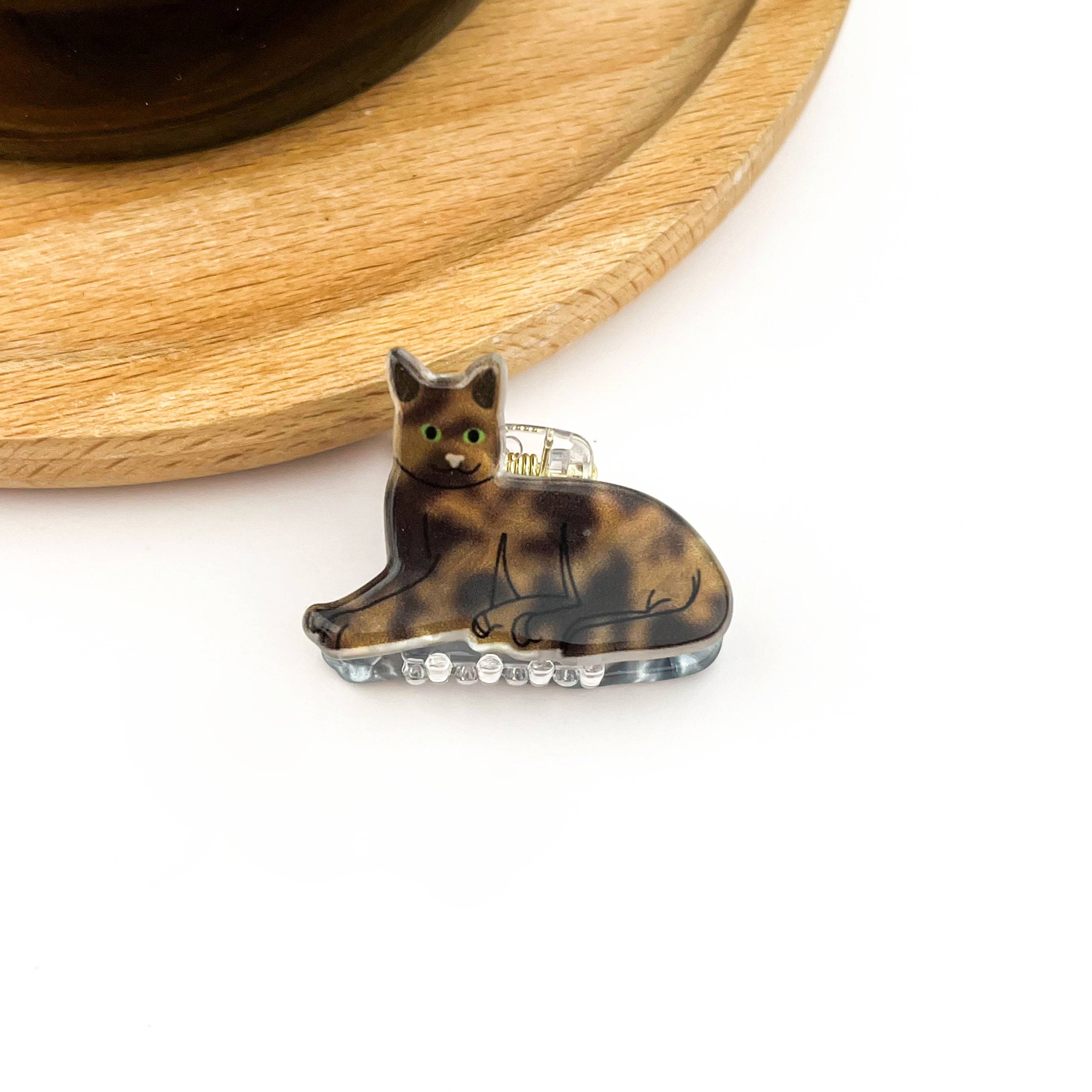 Mini Cat Hair Claw Clip, Animal-shaped Hair Clips: F