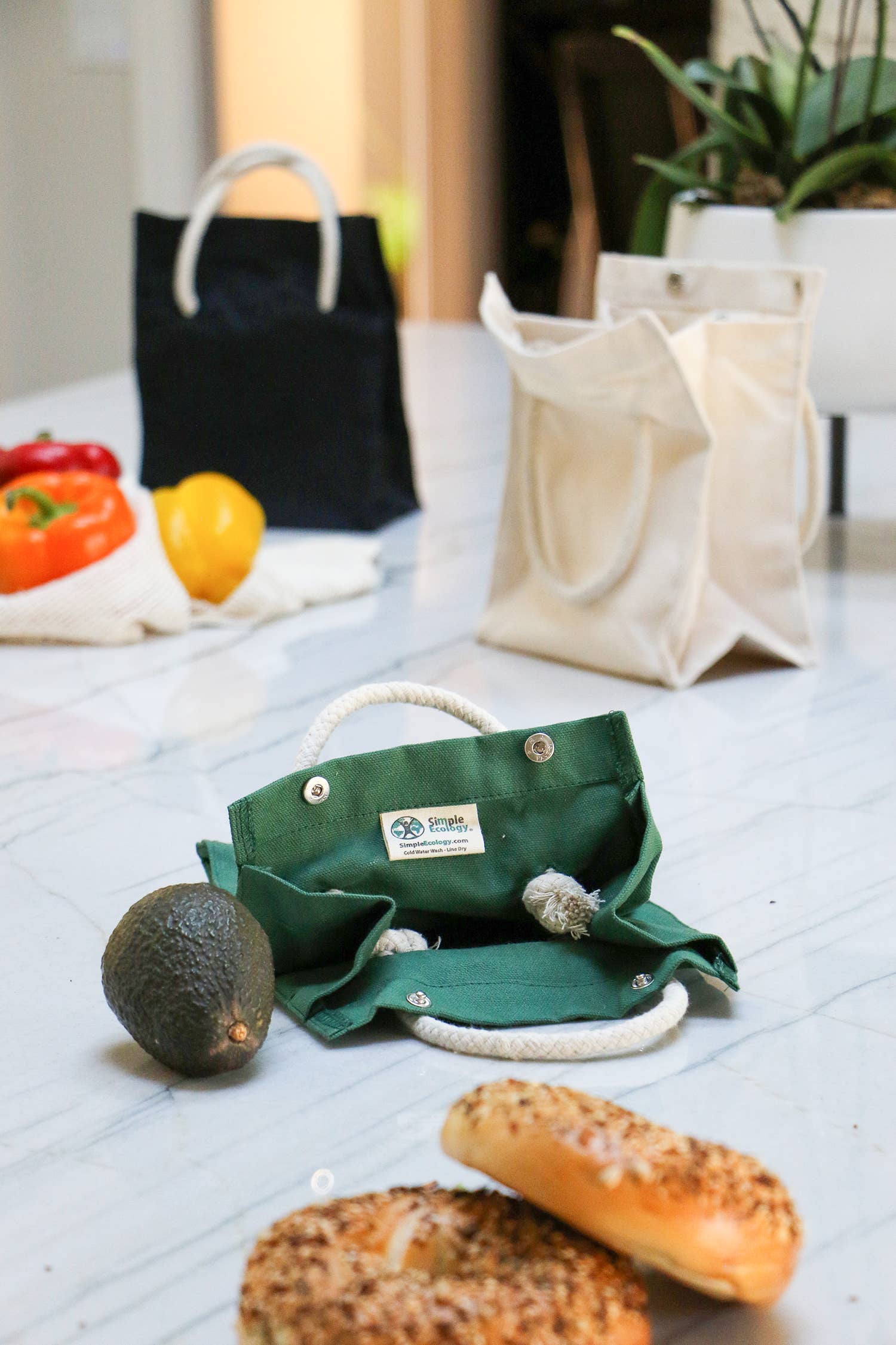 Organic Cotton Simple Lunch Sack - Simple Ecology: Natural