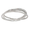 Three's Company Sterling Silver Ring Set: 7