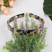 Acetate French Minimalist Headband: Light amber