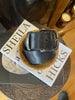 Vintage Black Leather Belt