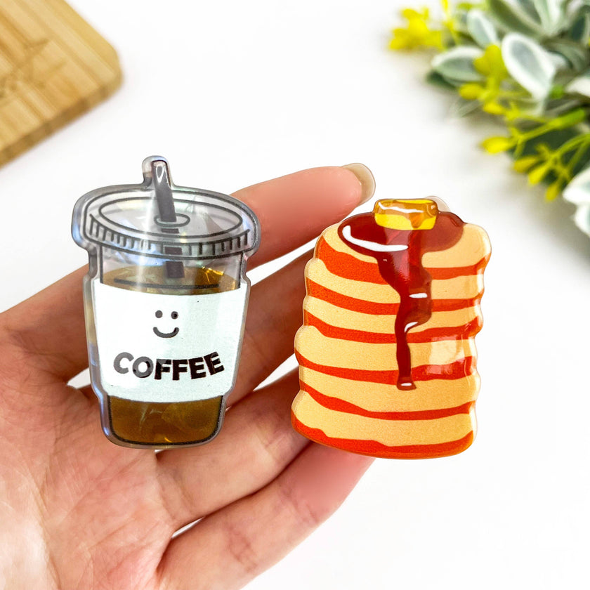 Mini Coffee Cup Shaped Hair Claw Clip, Beverage Hair Clip: Coffee