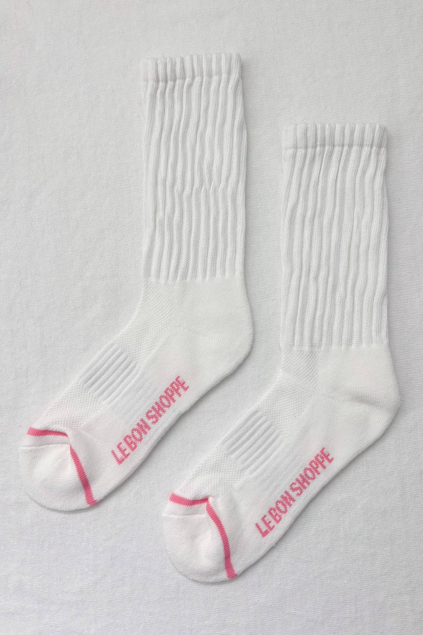 Le Bon Shoppe Ballet Socks in White