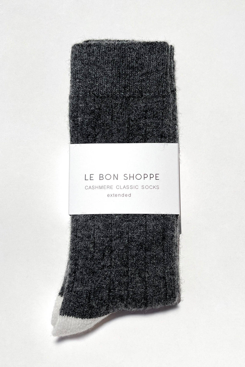 EXTENDED Cashmere Classic Socks (wholesale): Navy