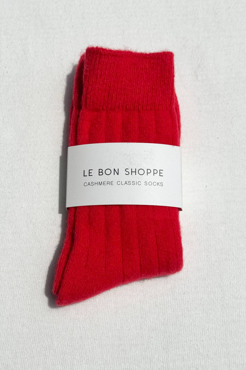 Classic Cashmere Socks: Bluebell