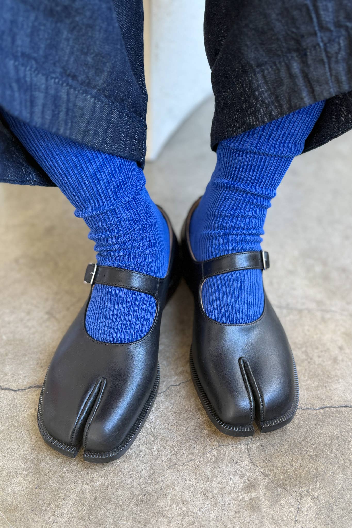 Crisp Step Socks (wholesale): BLUE