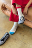 Color Block Girlfriend Socks : Black Coffee