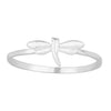 Sterling Silver Damselfly Ring: sz 6