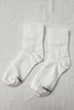 Sneaker Socks: Heart - Black / Cream