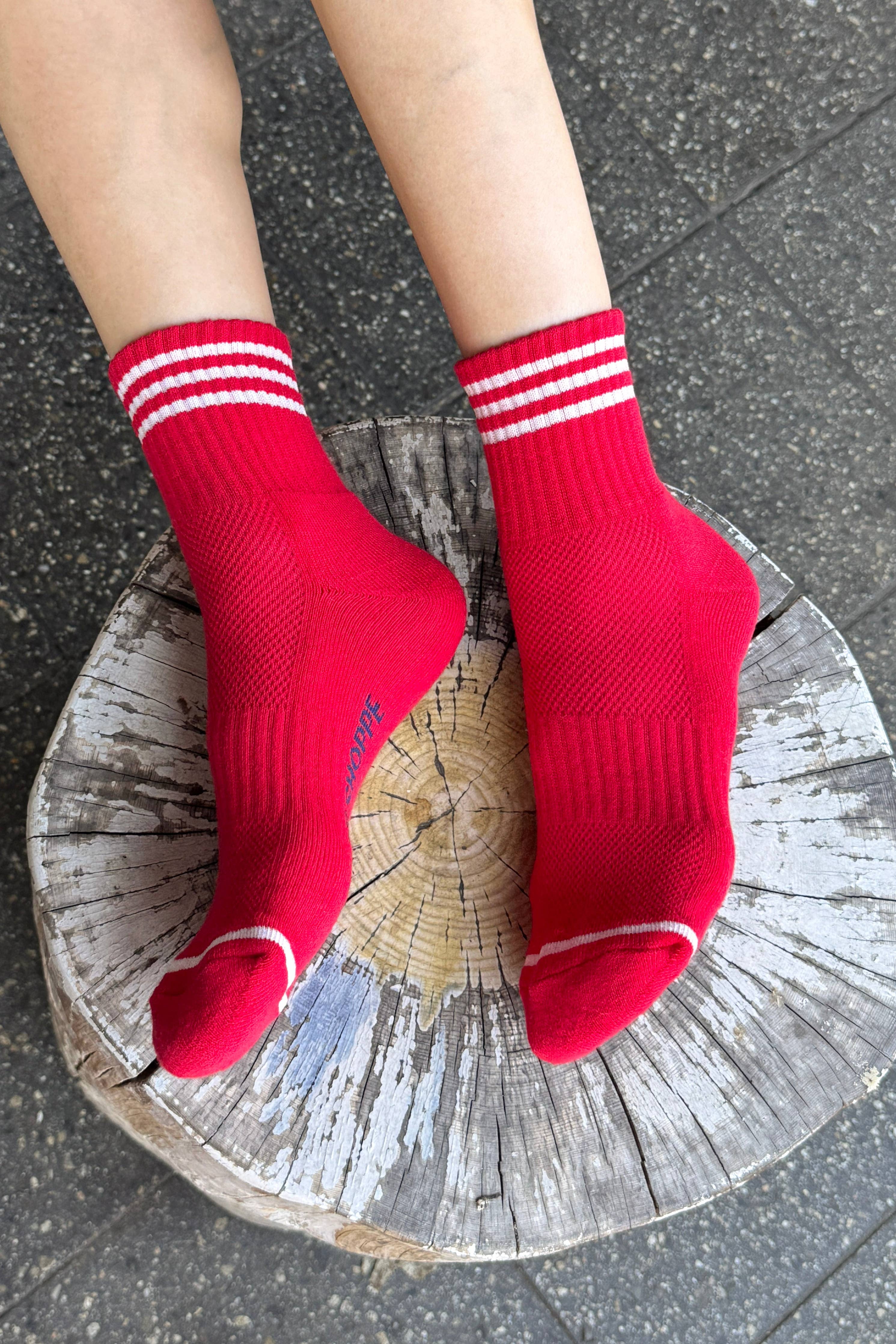 Girlfriend Socks (wholesale): Indigo