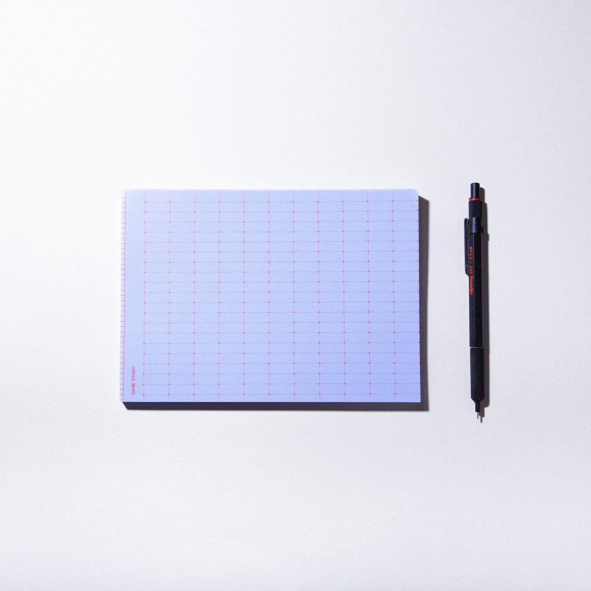 Cross Grid Notepad – Minimal Graph Pad with Color Backing