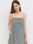 The Everett Gingham Mini Dress
