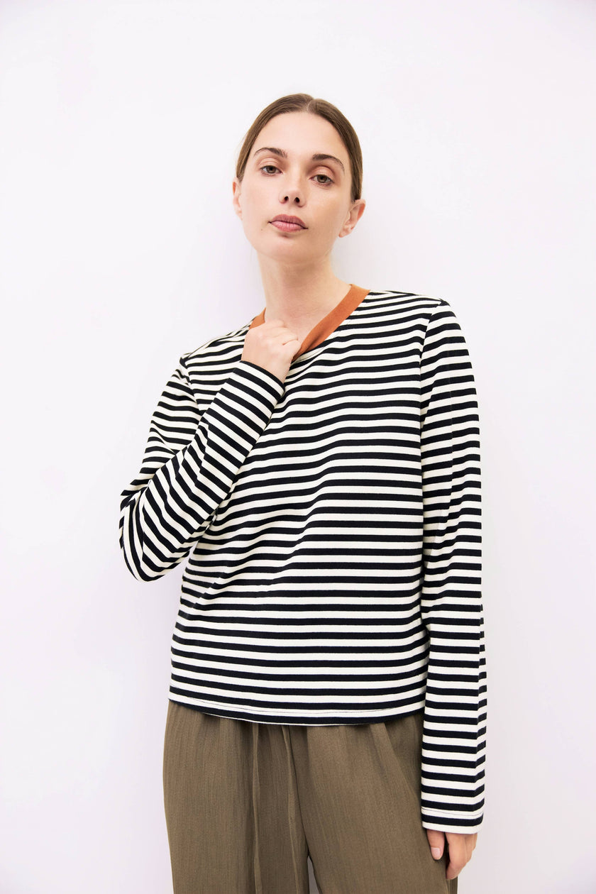 The Kathleen Striped Long Sleeve T-Shirt