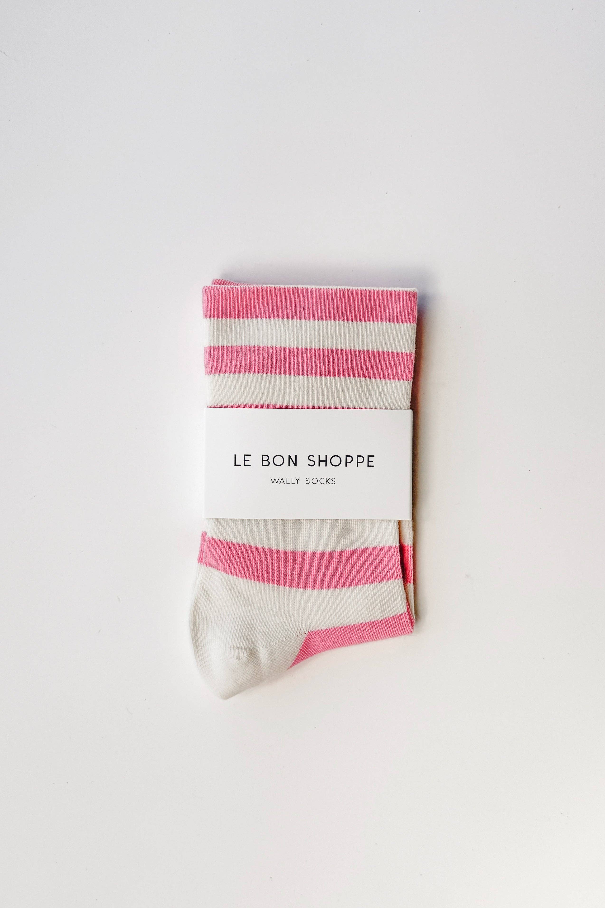 Wide Wally Socks (wholesale): WIDE / MATCHA STRIPE
