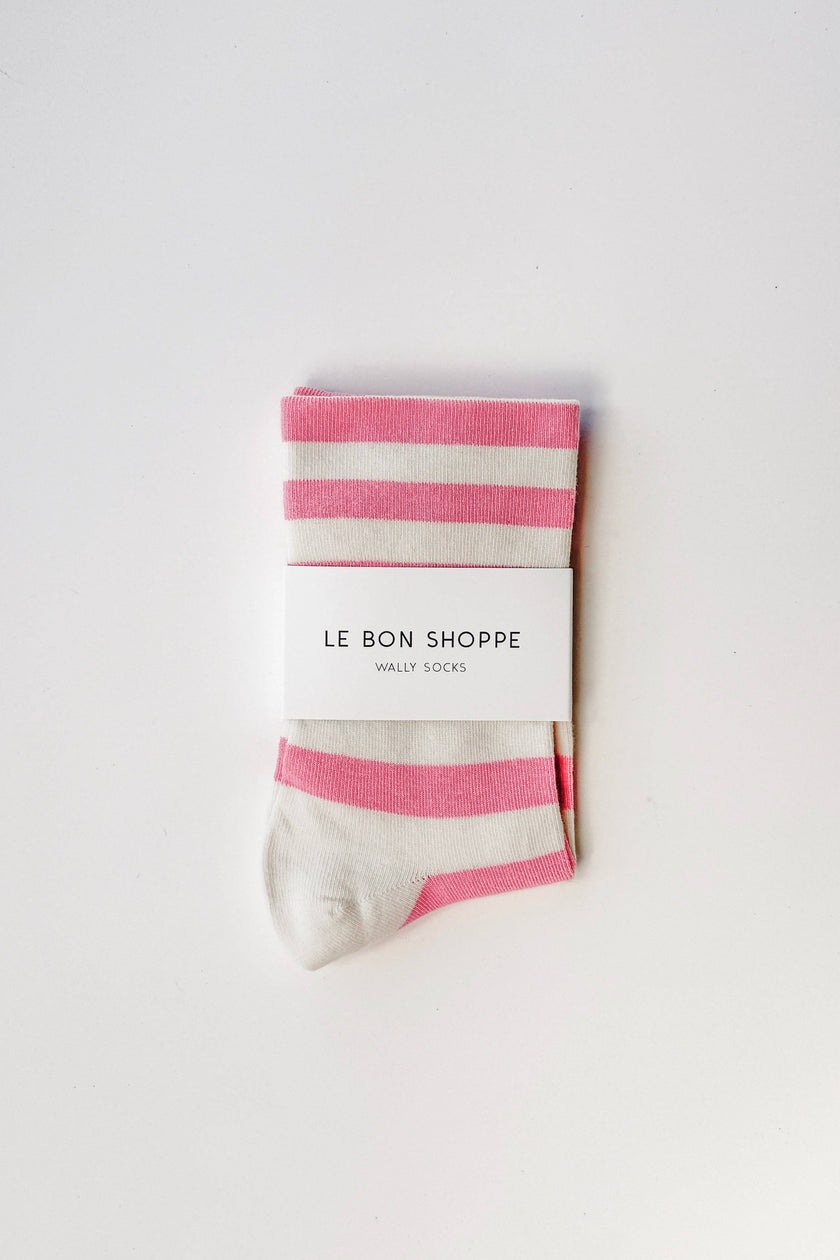 Wide Wally Socks (wholesale): WIDE / MATCHA STRIPE