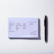 Column List Notepad – Minimal Lined Pad for To-Do Lists