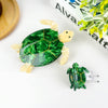 Green Turtle Claw Clip,Animal Hair Clip: Large