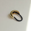 Narrow Crescent Metal Cuff Hair Tie | Gold