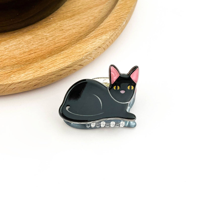 Mini Cat Hair Claw Clip, Animal-shaped Hair Clips: F