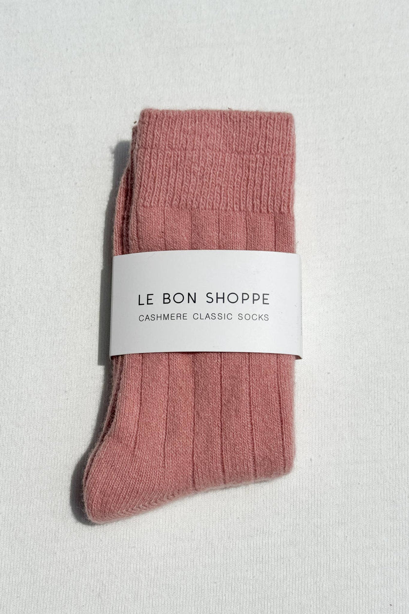 Classic Cashmere Socks: Bluebell